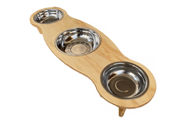 Comedor Triple Bajo 12 Platos (2 Pequeños y 1 Grande)