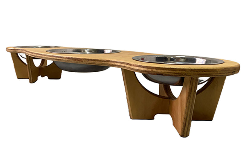 Comedor Triple Bajo 12 Platos (2 Pequeños y 1 Grande)