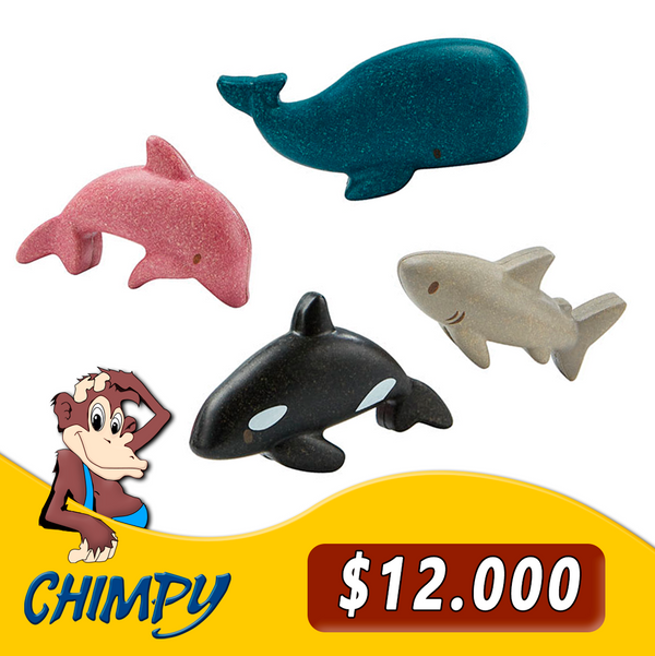 Set Animales Marinos Plan Toys