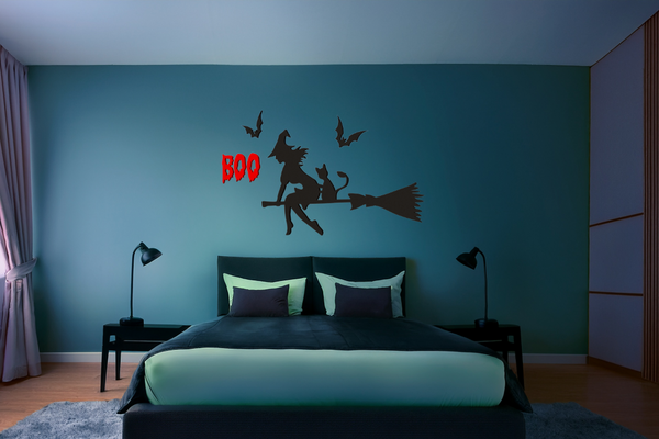 🎃 Set Decorativo Halloween en Madera 👻