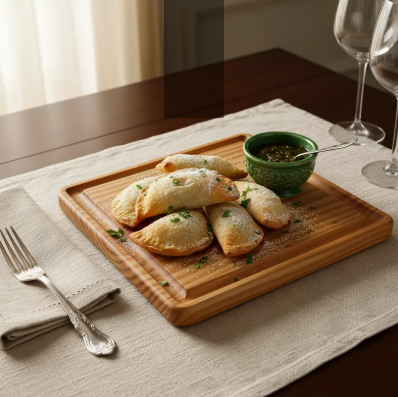 Plato de Madera para Empanadas