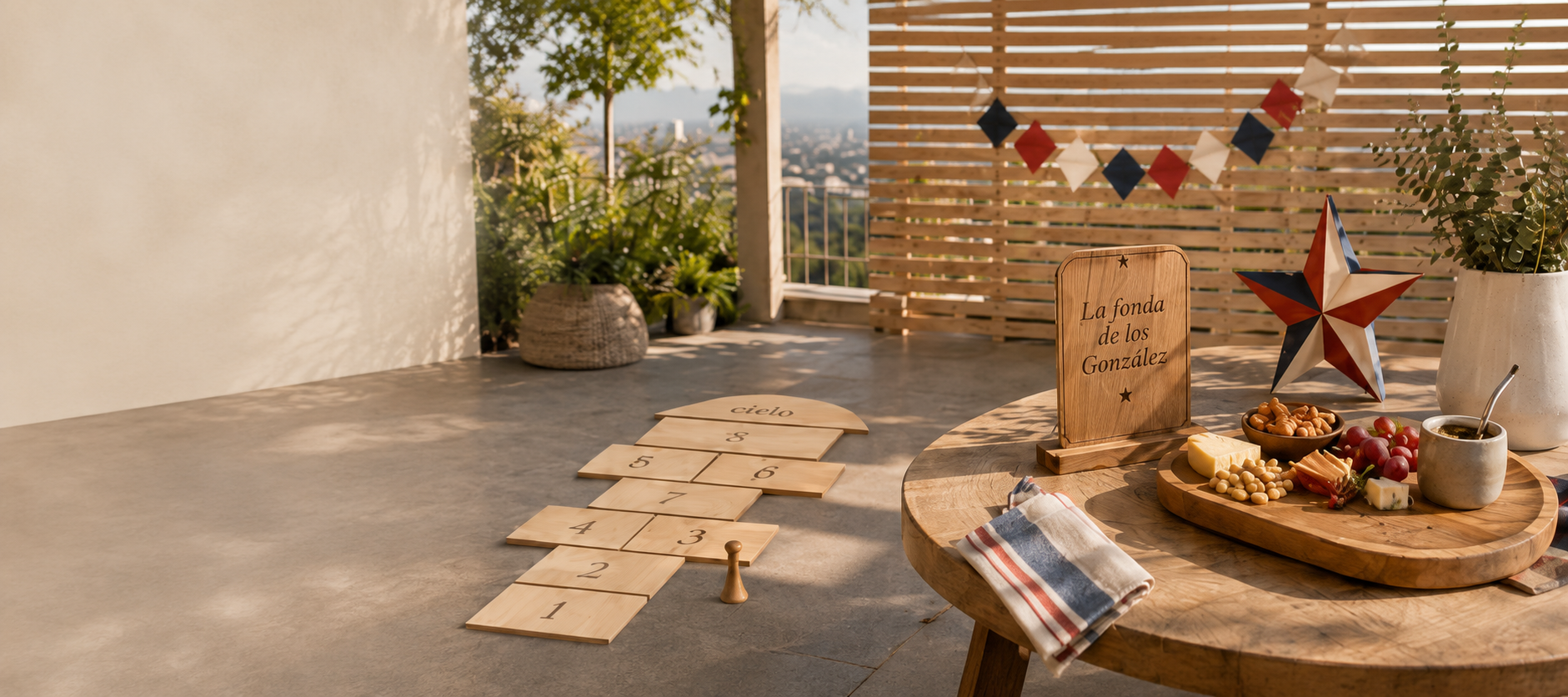 Celebración de Fiestas Patrias con productos de madera Maderín